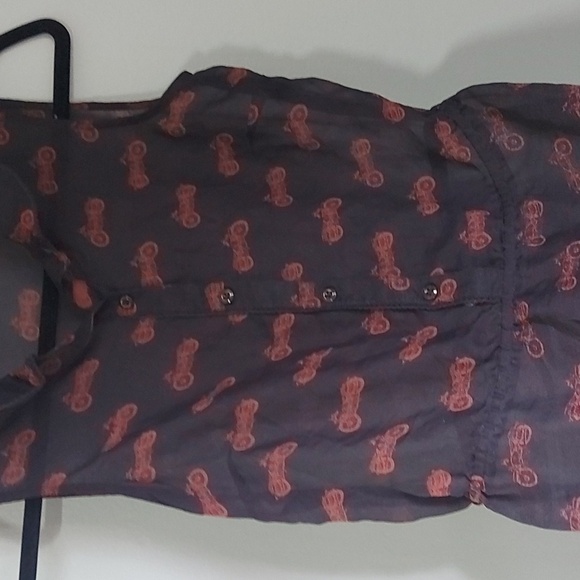 SHEER volcom motorcycle dress/coverup with pockets  small - Picture 3 of 4